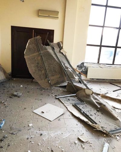 Bərdə Olimpiya İdman Mərkəzinə ziyan dəyib - ermənilərin raket zərbəsi zamanı 