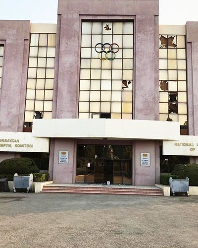 Bərdə Olimpiya İdman Mərkəzinə ziyan dəyib - ermənilərin raket zərbəsi zamanı 