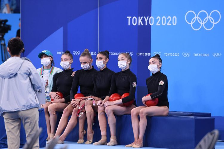 Gimnastlarımızın çıxışı - FOTOSESSİYA