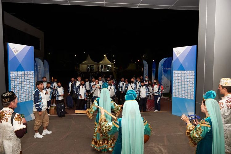 Nümayəndə heyətimizin ilk qrupu Kazanda  - FOTOSESSİYA