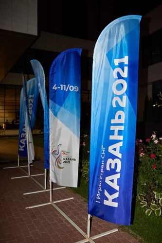 Nümayəndə heyətimizin ilk qrupu Kazanda  - FOTOSESSİYA