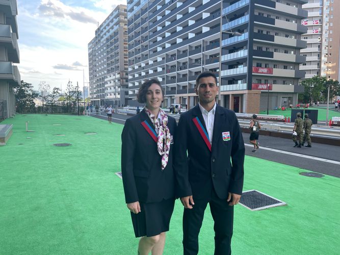 Tokio-2020: Azərbaycan yığması açılış mərasiminə yollandı - FOTOSESSİYA