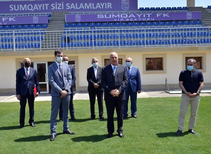 “Sumqayıt”da xüsusi qonaq - FOTOSESSİYA