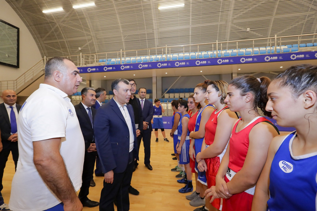 Gənclər və idman naziri və ABF prezidenti yığmanın məşqində - FOTOLENT 