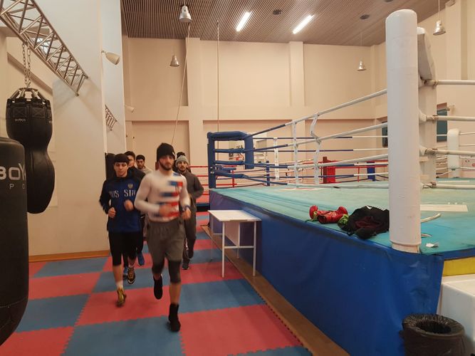 Yığmamız məşqə 1 dəqiqəlik sükutla başladı - FOTOSESSİYA