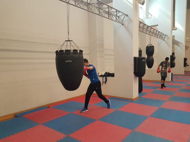 Yığmamız məşqə 1 dəqiqəlik sükutla başladı - FOTOSESSİYA