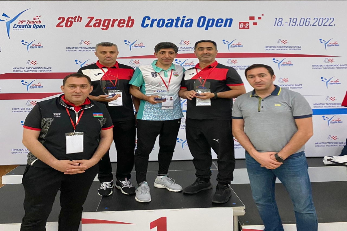 Taekvondoçularımız Zaqrebdə 21 medal qazandı 