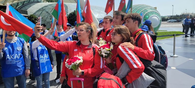 Türkiyə avarçəkənləri beynəlxalq yarış üçün Azərbaycanda - FOTOSESSİYA