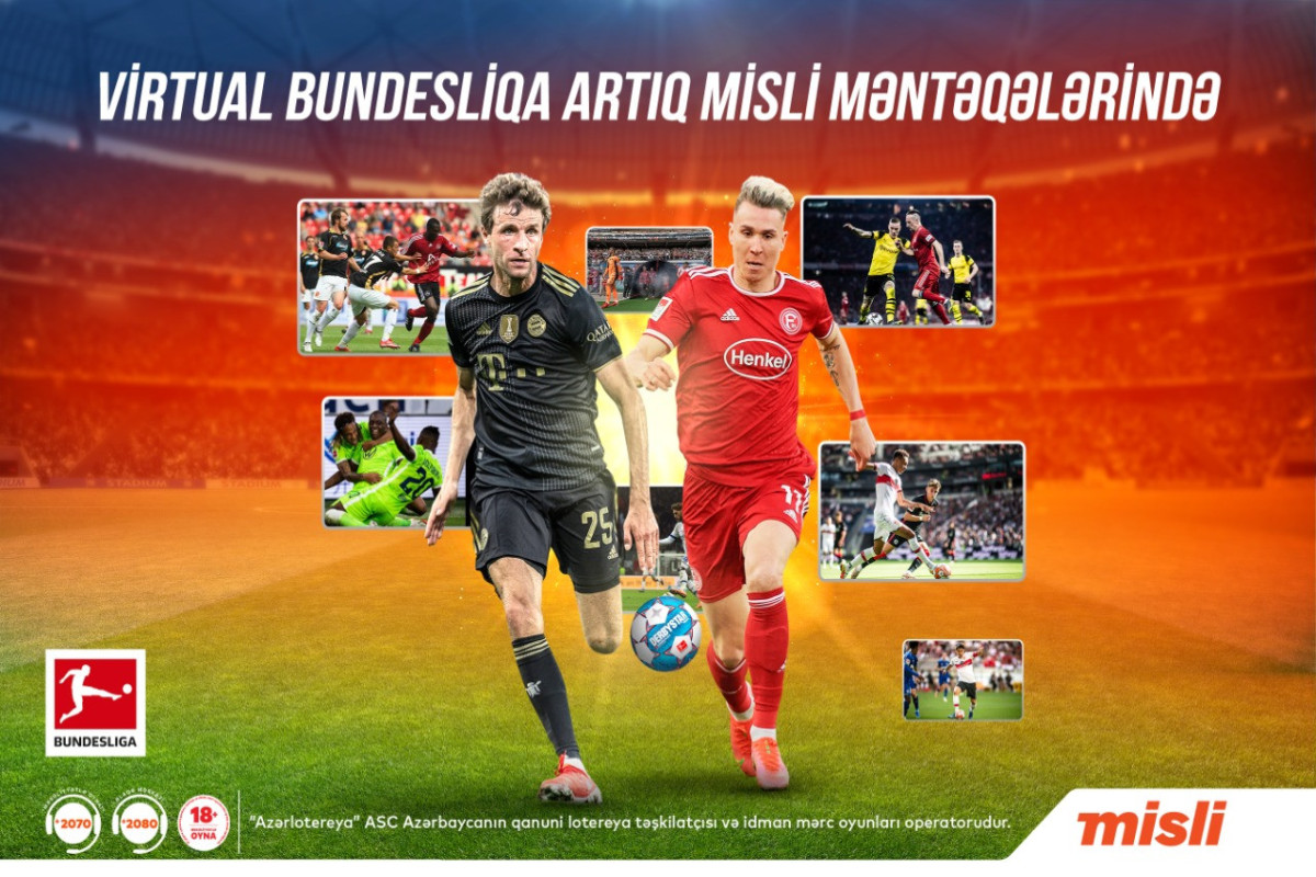 Misli” məntəqələrində daha bir YENİLİK - Real görüntülü Virtual Bundesliqa başlayır! 