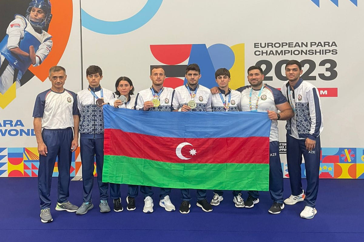 Parataekvondoçularımızdan Avropa paralimpiya çempionatında 5 medal 