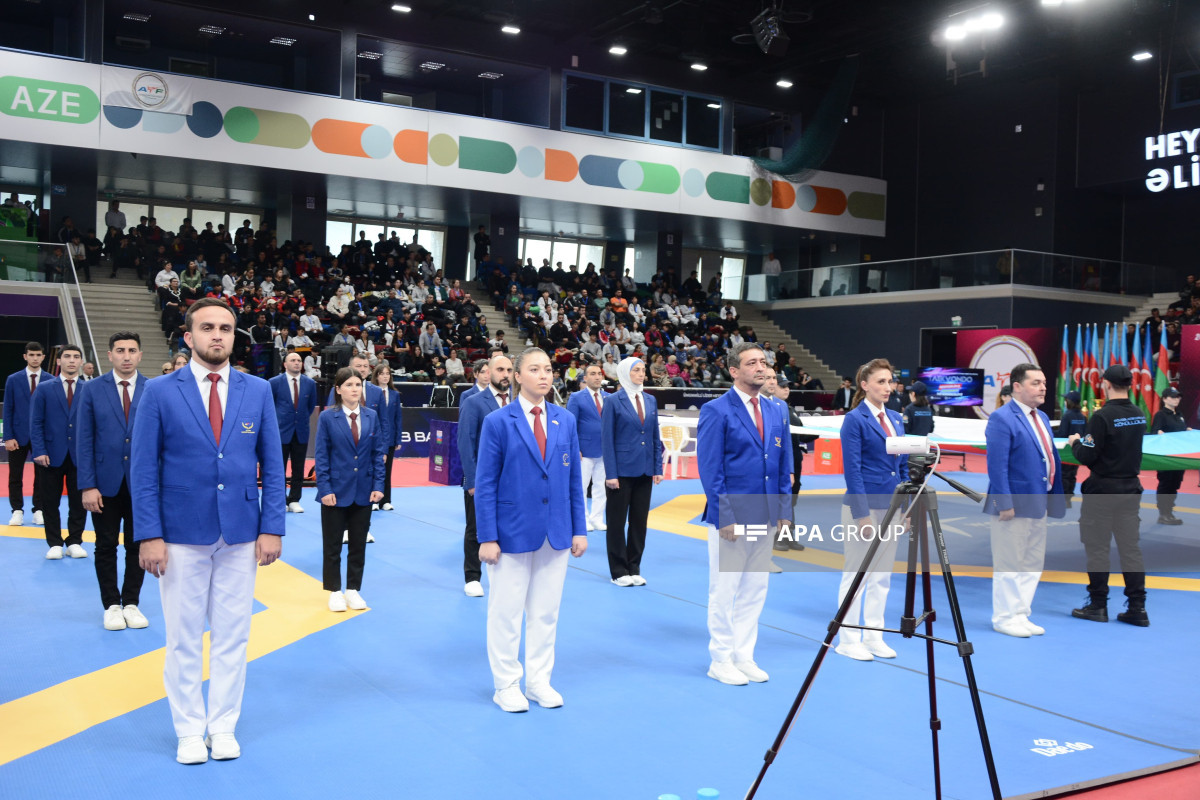 Taekvondo üzrə Azərbaycan çempionatının açılış mərasimi baş tutub - FOTO 