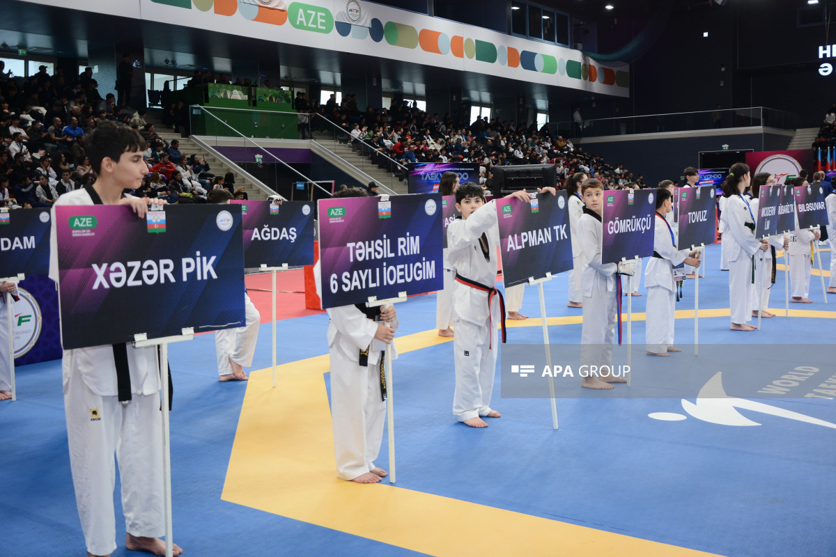 Taekvondo üzrə Azərbaycan çempionatının açılış mərasimi baş tutub - FOTO 