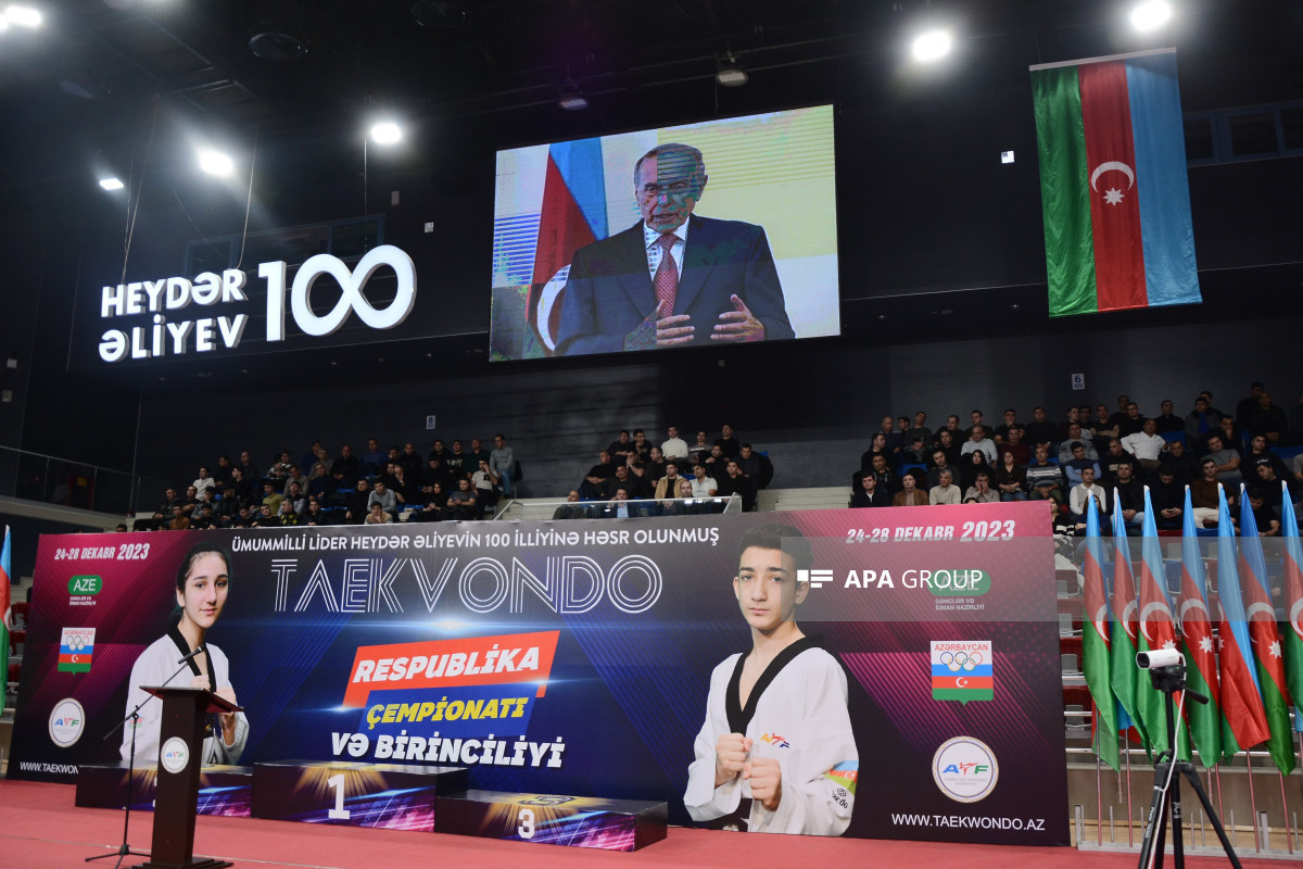 Taekvondo üzrə Azərbaycan çempionatının açılış mərasimi baş tutub - FOTO 