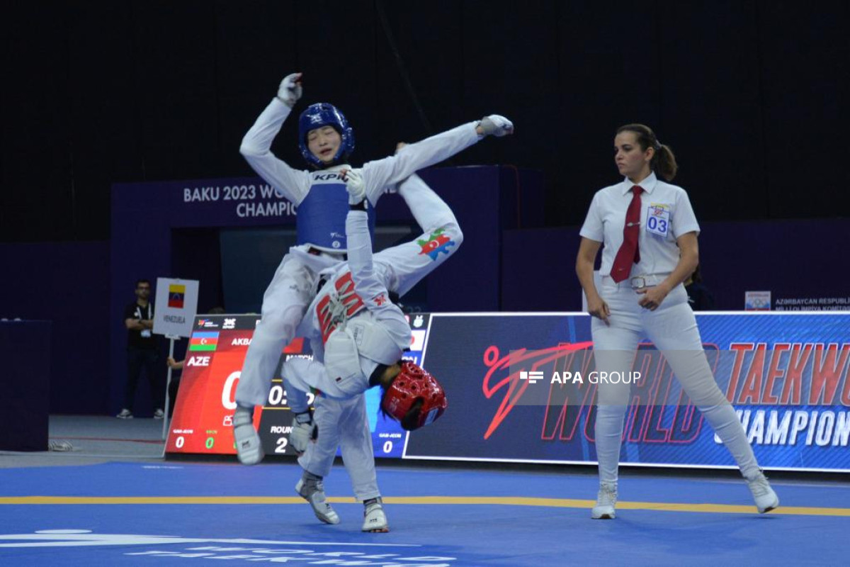 2 taekvondoçumuz dünya çempionatında çıxışını başa vurdu 