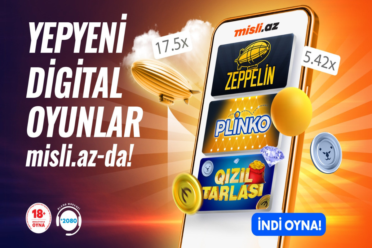 Dünyaca məşhur digital oyunlar indi “Misli.az”da!  