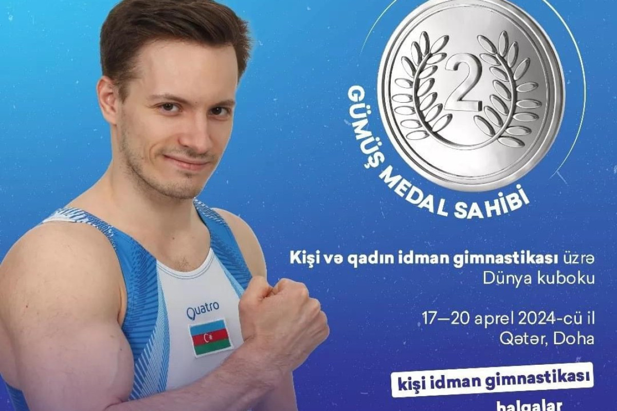 Gimnastımız gümüş medal qazandı