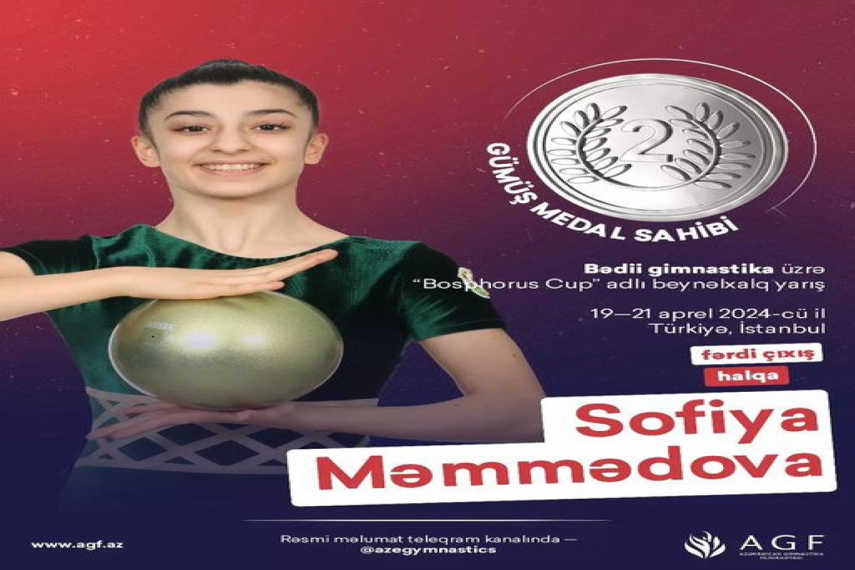 İdmançımız beynəlxalq yarışda gümüş medal qazandı