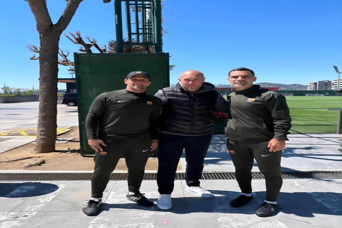 Samir Abasov "Barselona"nın prezidenti ilə görüşüb  - FOTO 