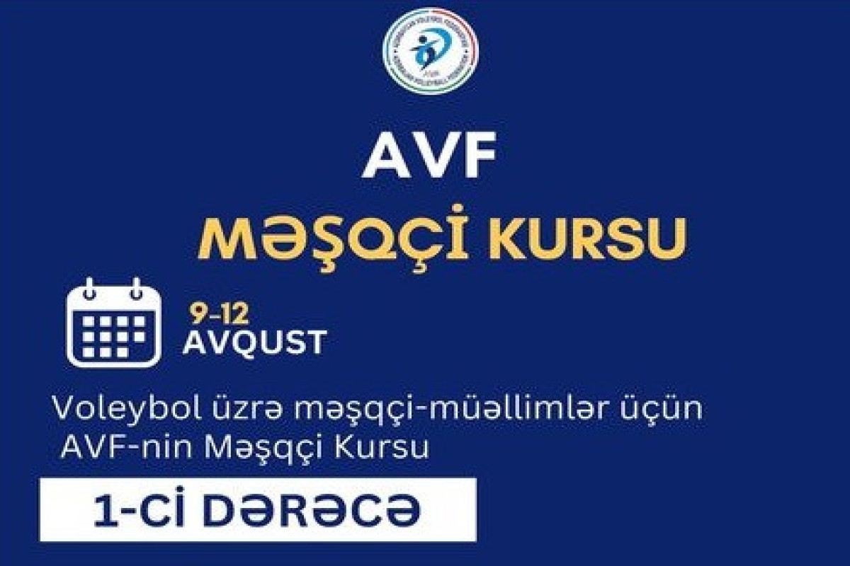 AVF məşqçilər üçün kurslar təşkil edəcək