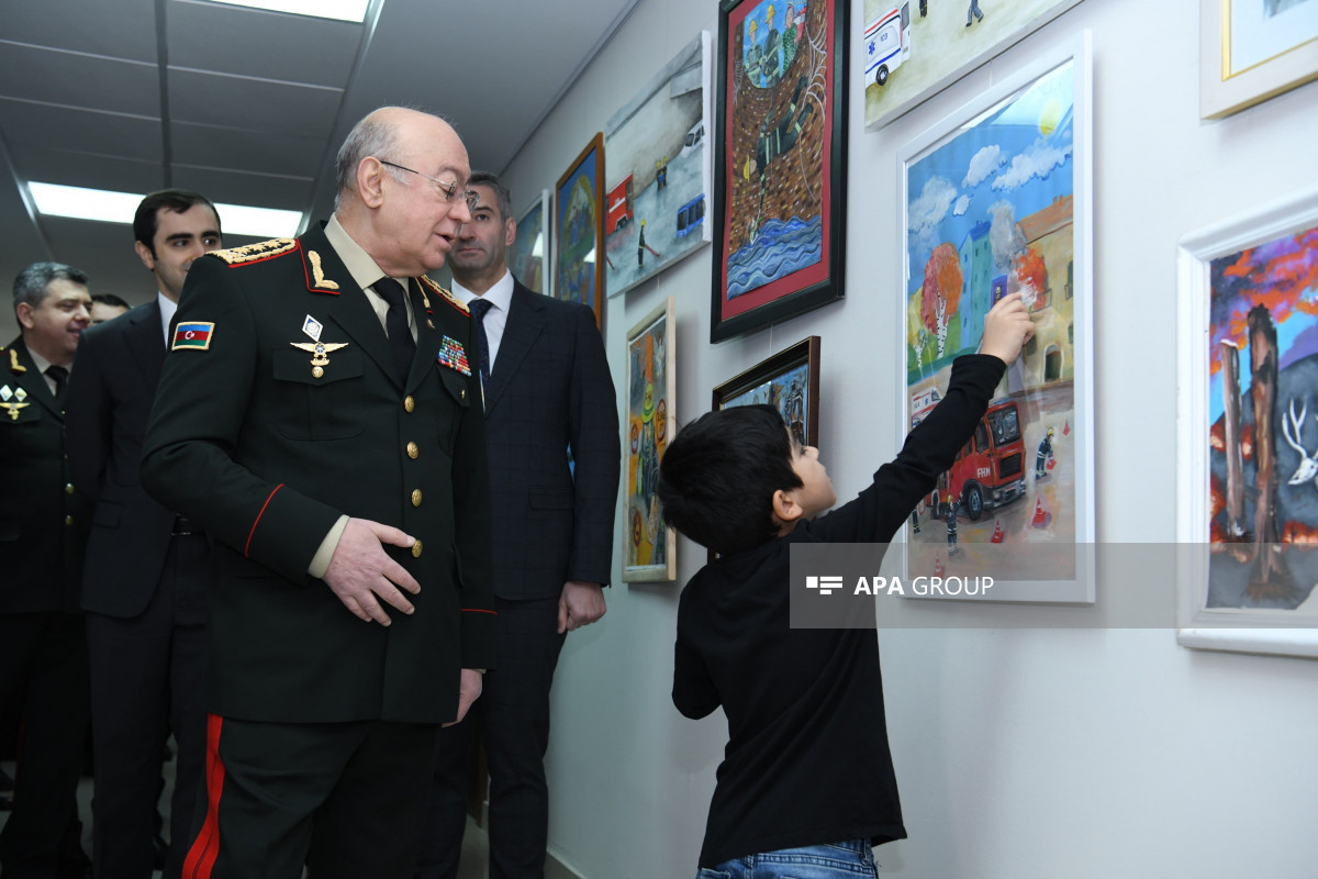 “Fövqəladə hallar uşaqların gözü ilə” XII Respublika uşaq yaradıcılıq müsabiqəsinin qalibləri mükafatlandırılıb - FOTO 