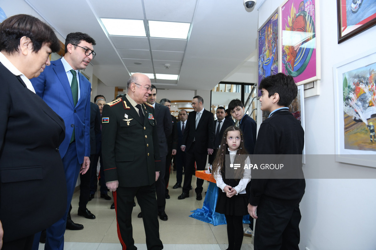 “Fövqəladə hallar uşaqların gözü ilə” XII Respublika uşaq yaradıcılıq müsabiqəsinin qalibləri mükafatlandırılıb - FOTO 