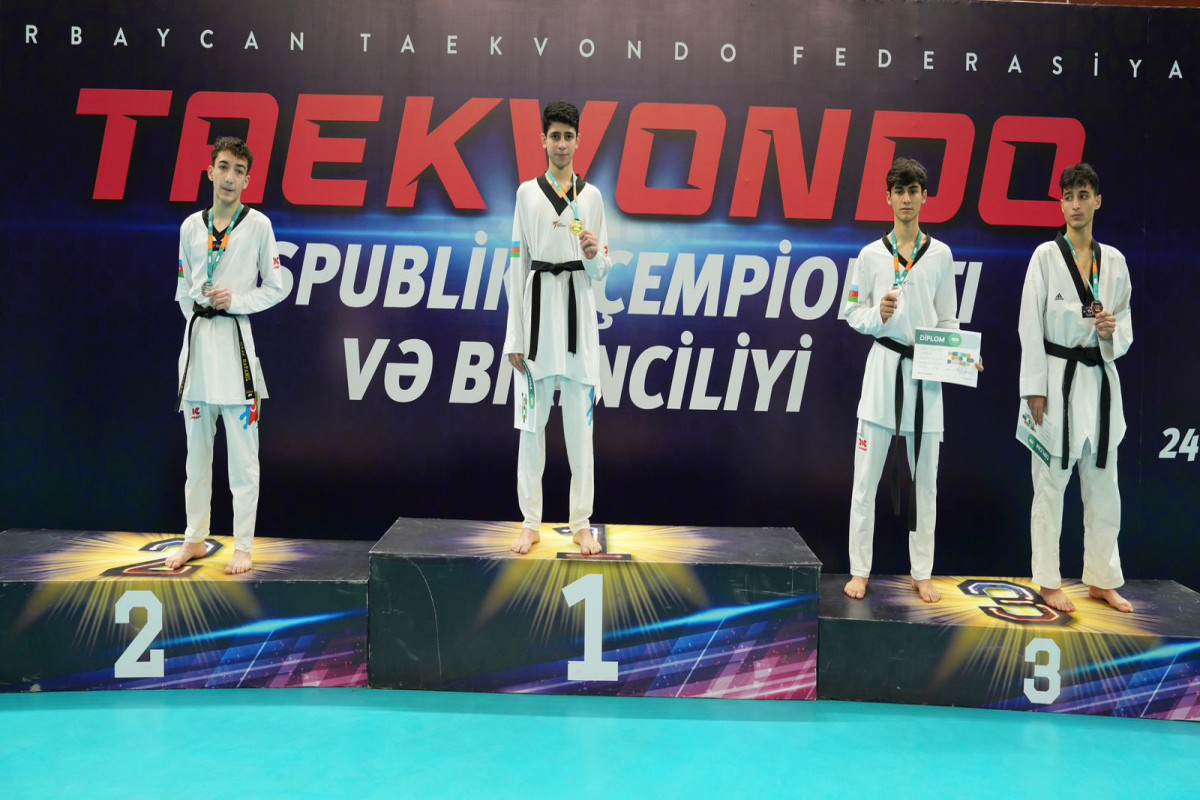 Taekvondo üzrə Azərbaycan birinciliyində mükafatçılar müəyyənləşib