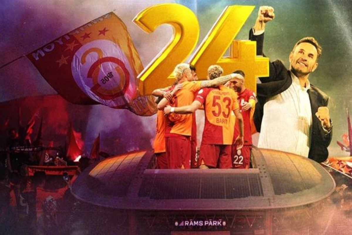 “Qalatasaray” 24-cü dəfə Türkiyə çempionu oldu