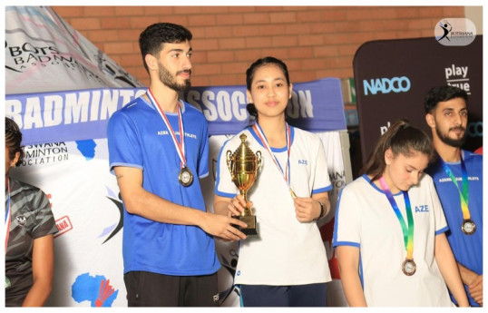 Badmintonçularımız Botsvanada 6 medal qazanıblar