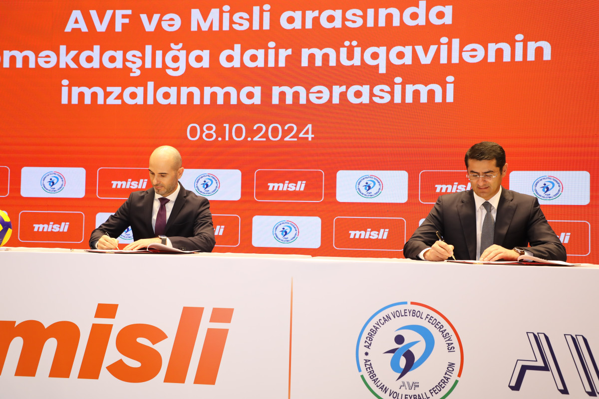 "Misli"dən voleybola böyük dəstək – AVF ilə müqavilə imzalandı