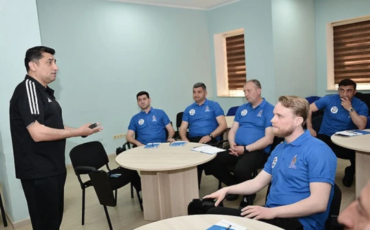 Bakıda UEFA-nın PRO kateqoriyalı məşqçi kursunun I mərhələsi keçirilib