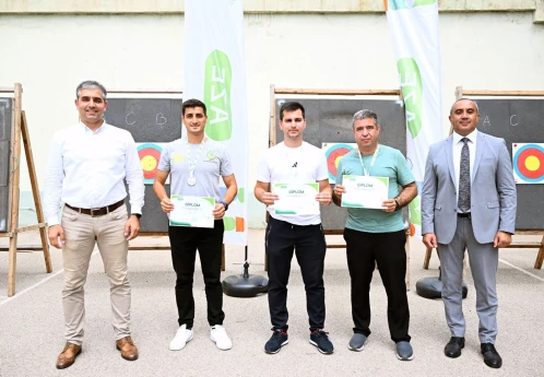 Dövlət qurumlarının əməkdaşları arasında kamandan oxatma yarışı keçirilib - FOTO 