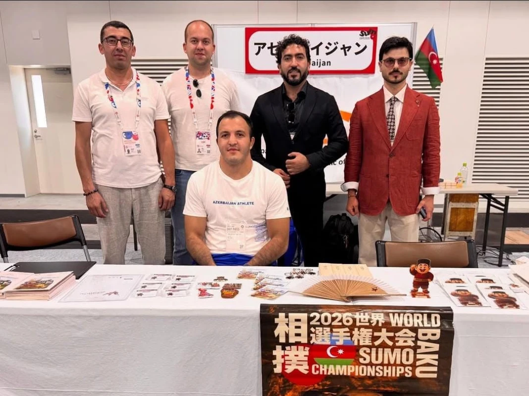 Yaponiya “Sumo Expo 2025”də Bakıda keçiriləcək dünya çempionatının təqdimatı baş tutub - FOTO 