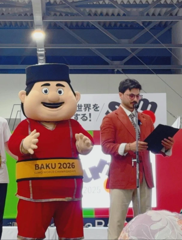 Yaponiya “Sumo Expo 2025”də Bakıda keçiriləcək dünya çempionatının təqdimatı baş tutub - FOTO 