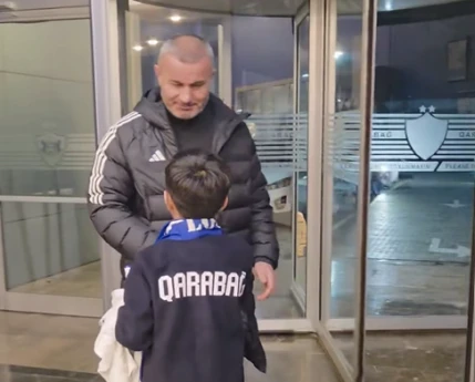 Qurban Qurbanov Əkbərlə görüşüb