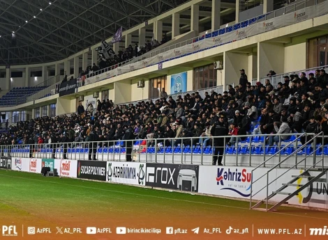 Azərbaycan çempionatındakı 95 oyunu stadionlardan 124 min azarkeş izləyib