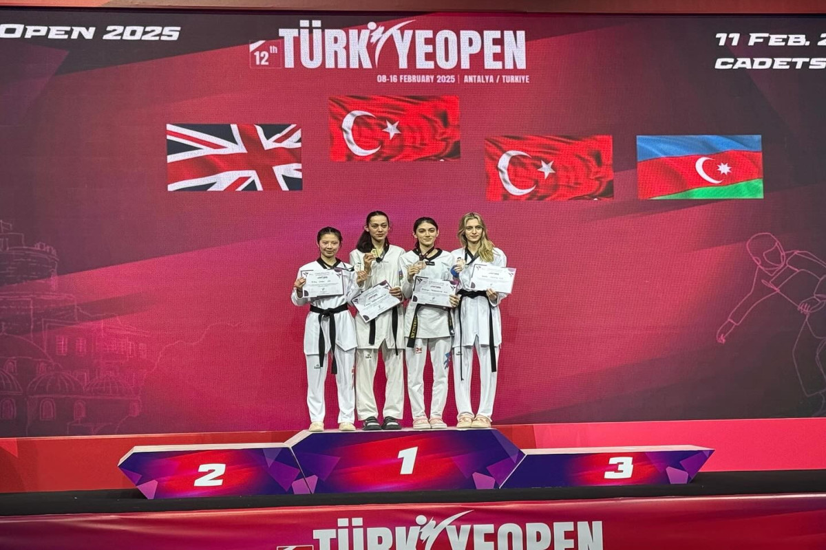 Taekvondoçumuz Türkiyə Açıq beynəlxalq turnirində bürünc medal qazanıb