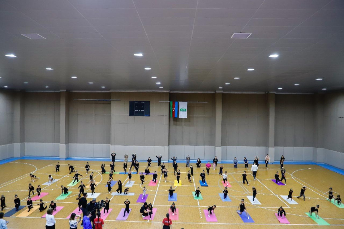 Naxçıvanda gimnastlar üçün masterklass keçirilib