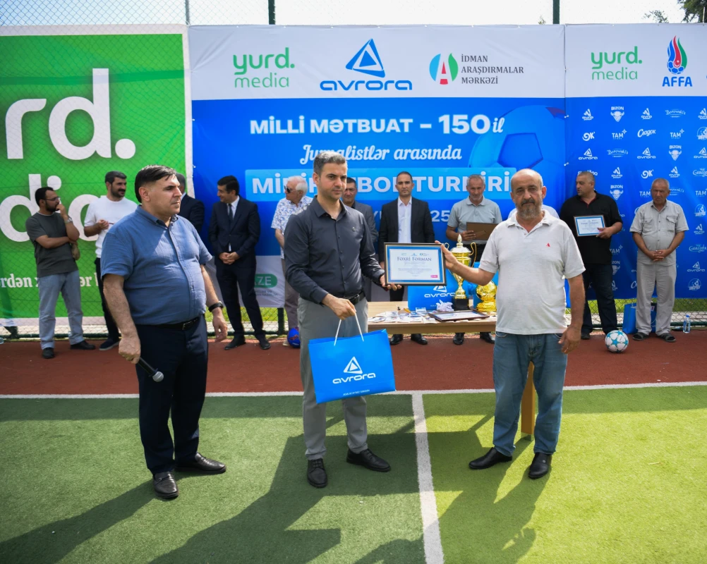 Şamaxıda "Milli Mətbuat – 150" minifutbol turniri start götürüb - FOTO 