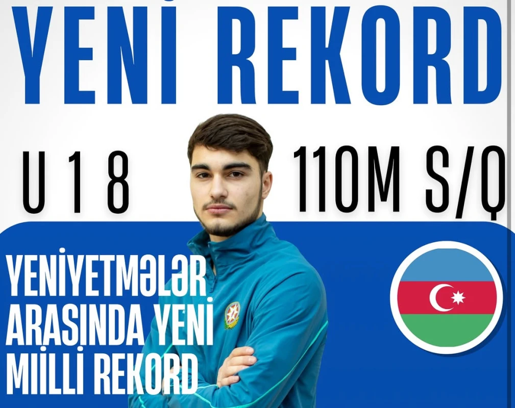 Azərbaycan atleti ölkə rekorduna imza atıb
