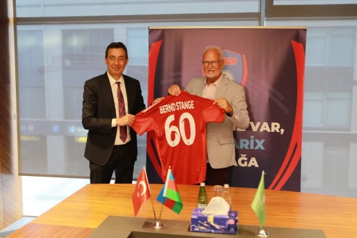 "Turan Tovuz"un İdarə Heyətinin sədri Bernd Ştange ilə görüşüb