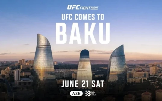 Bakıda ilk UFC qalibi Muhammed Usman oldu 