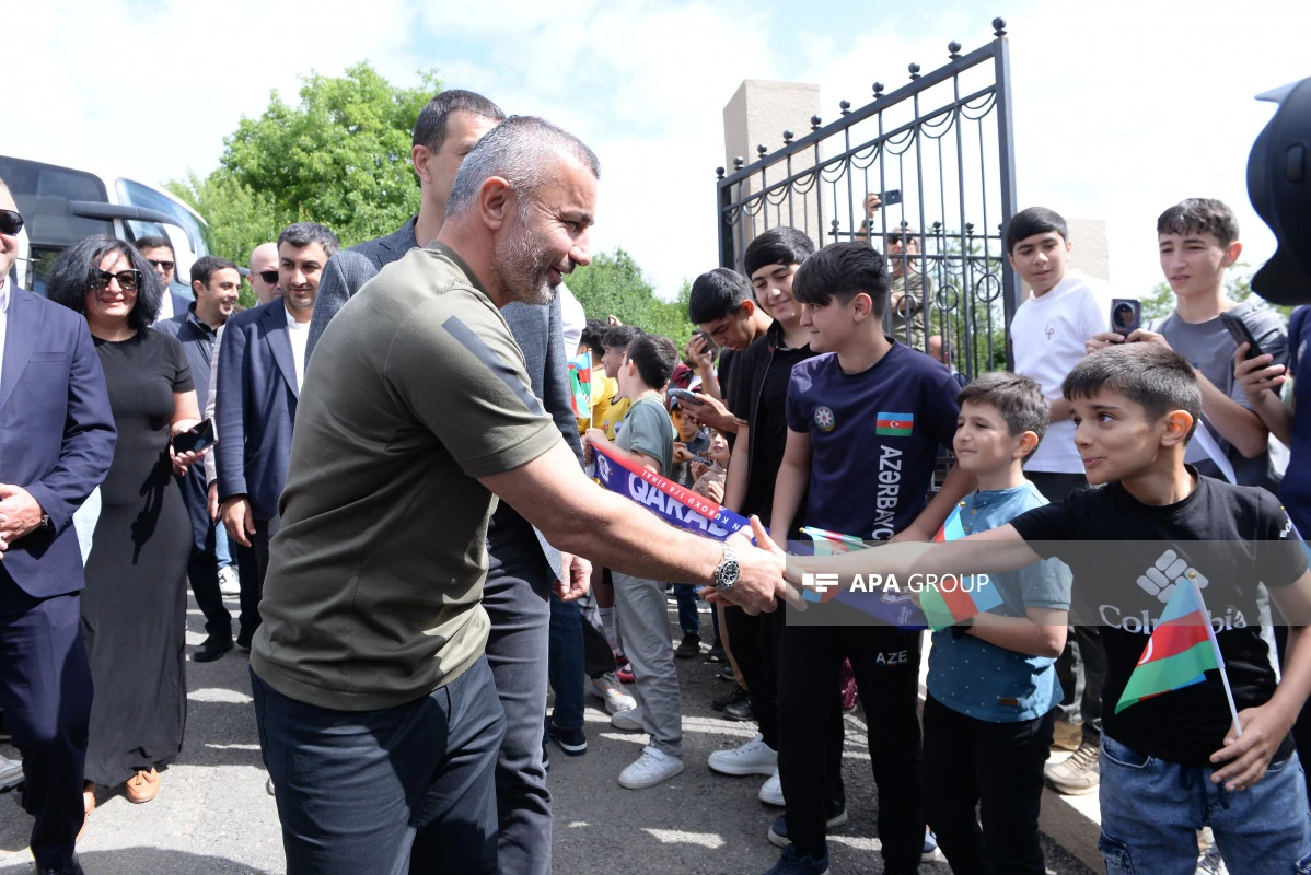 “Qarabağ” Şuşa sakinləri ilə görüşdü - FOTO 