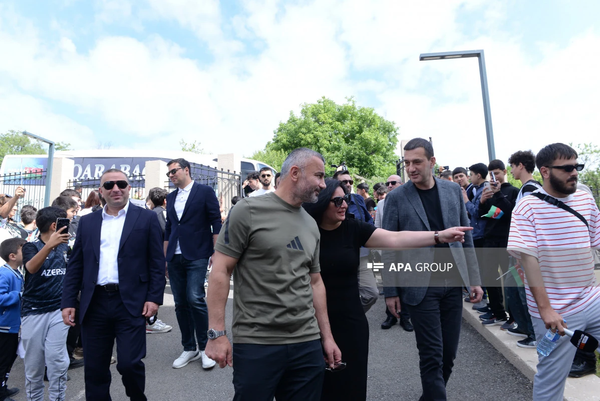 “Qarabağ” Şuşa sakinləri ilə görüşdü - FOTO 