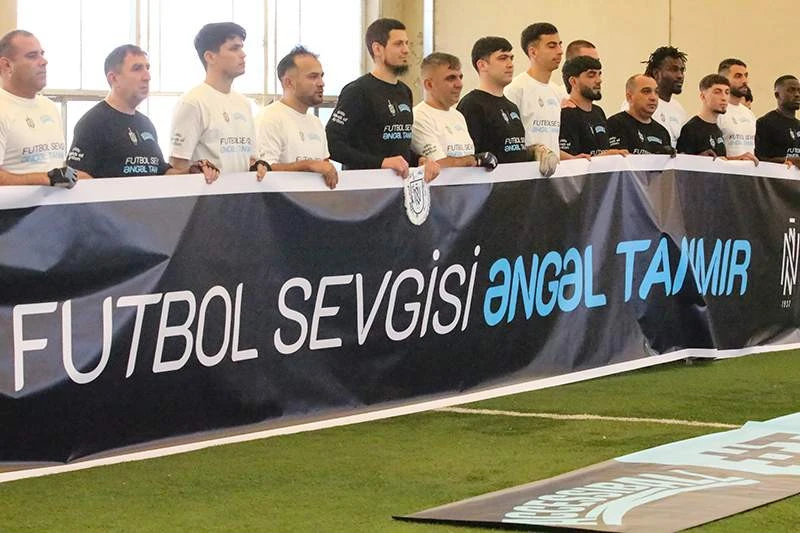 "Neftçi"dən düşüncəli addım: "Futbol sevgisi əngəl tanımır" - FOTO 