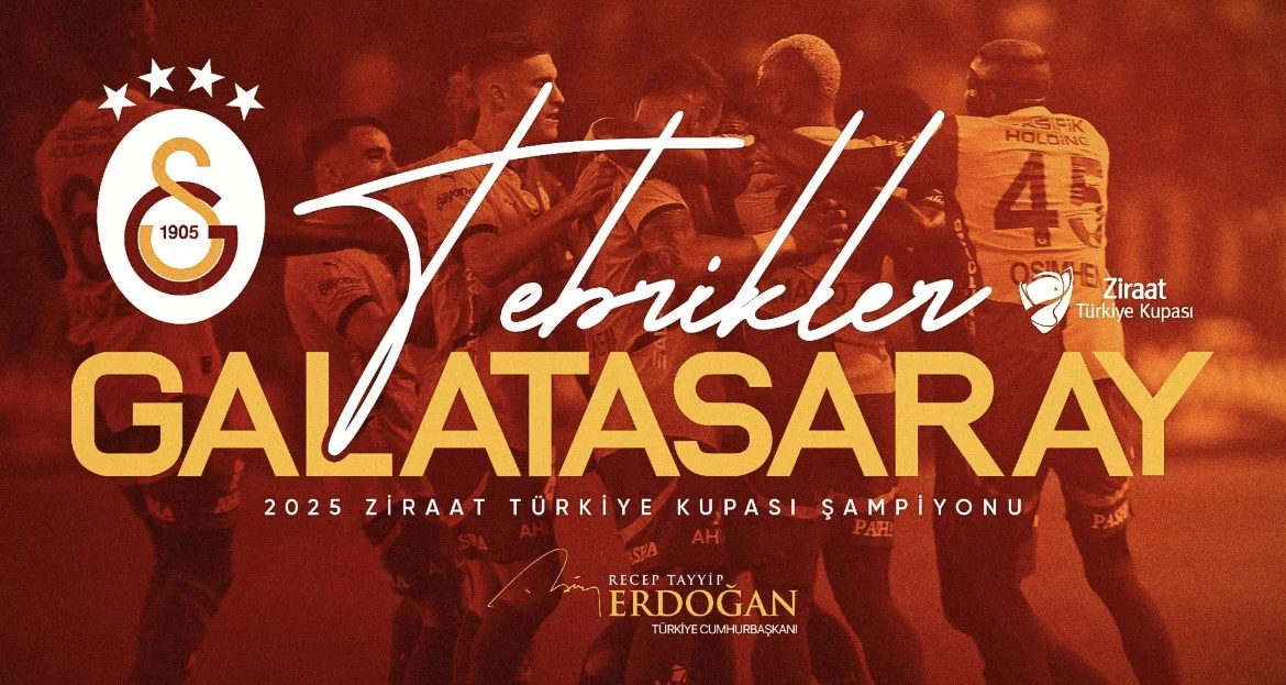 Rəcəb Tayyib Ərdoğan "Qalatasaray"ı təbrik edib