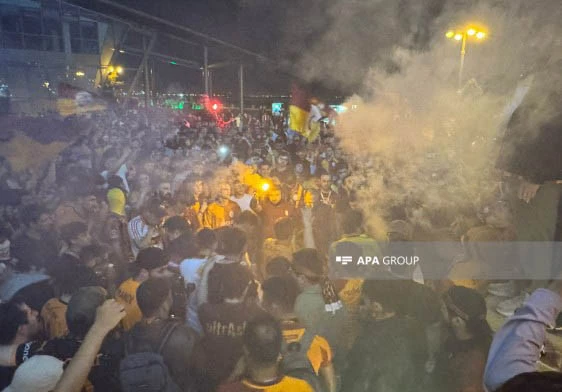 “Qalatasaray”ın 25-ci çempionluğu Bakıda da coşqu ilə qeyd edilib - FOTO+VİDEO 