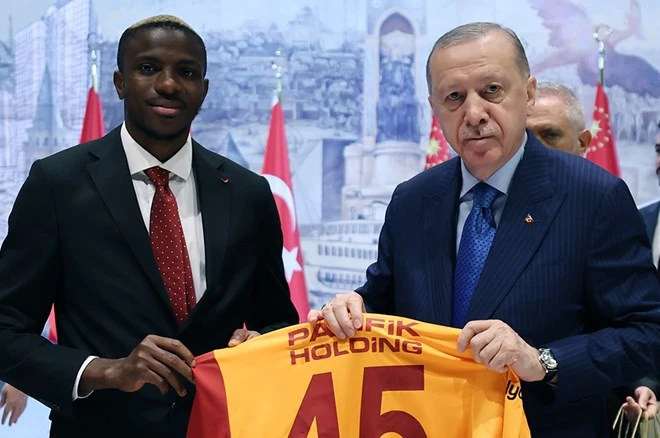Rəcəb Tayyib Ərdoğan "Qalatasaray"ı qəbul edib - FOTO 