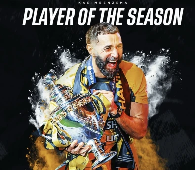 Benzema mövsümün ən yaxşısı seçildi