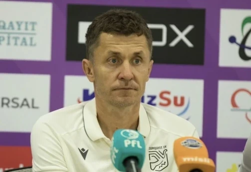 Saşa İliç: “Futbolçularımı təbrik edirəm"