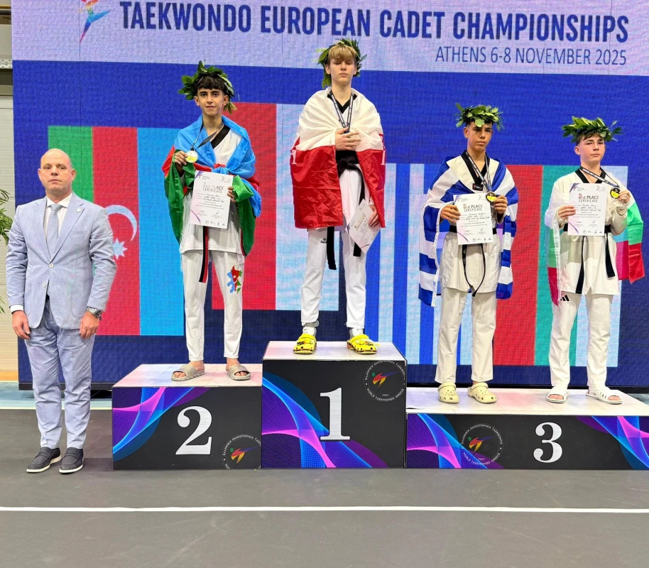 Taekvondoçumuz Afinada gümüş qazanıb